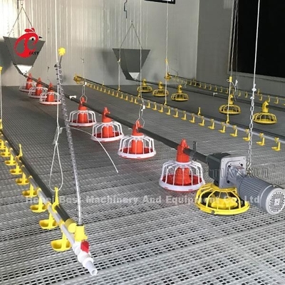 Автоматическая клетка цыпленка бройлера с системой Эмили лотка фидера пола выпивая